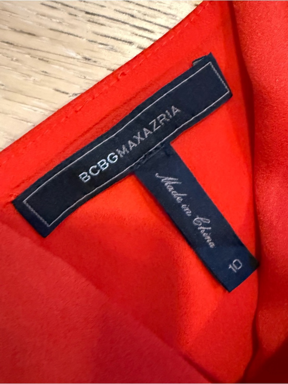 BCBGMaxAzria Red High-Low Ruffle Slip Dress - Picture 5 of 5